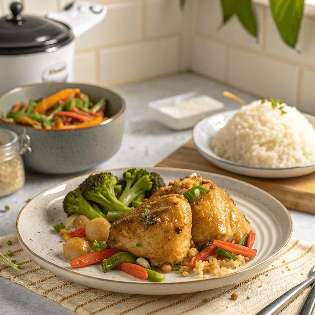 A delicious assortment of the 10 best Ninja Foodi chicken recipes, from crispy wings to creamy one-pot meals.